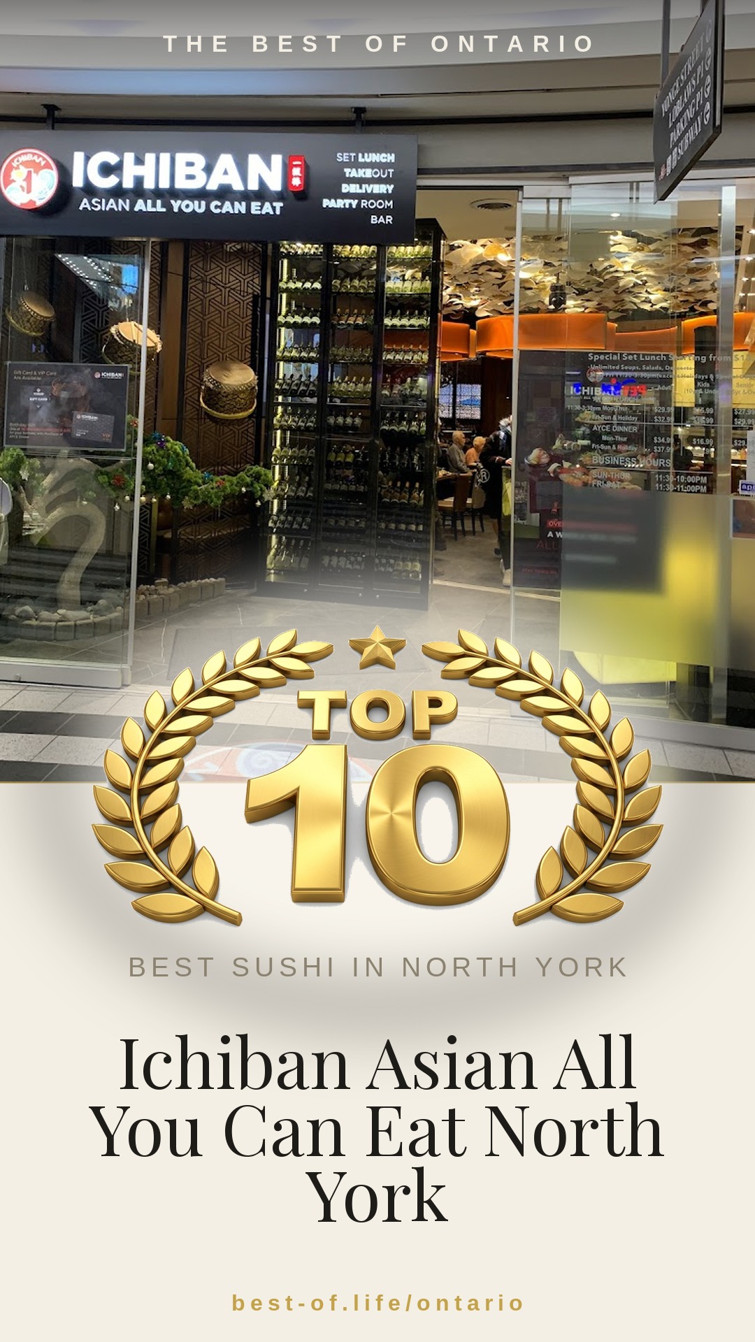 Ichiban Asian All You Can Eat North York Instagram badge