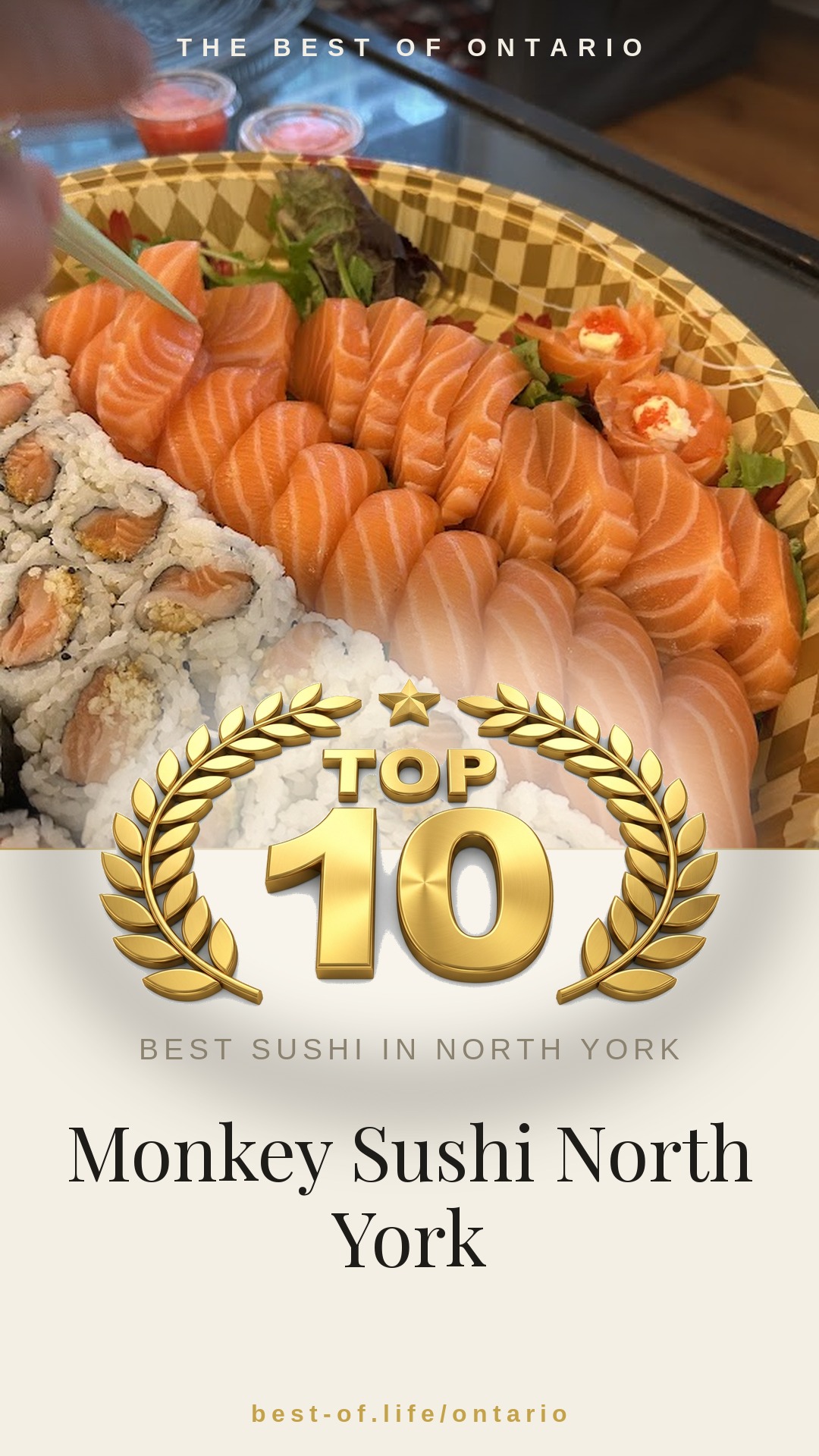 Monkey Sushi North York Instagram badge