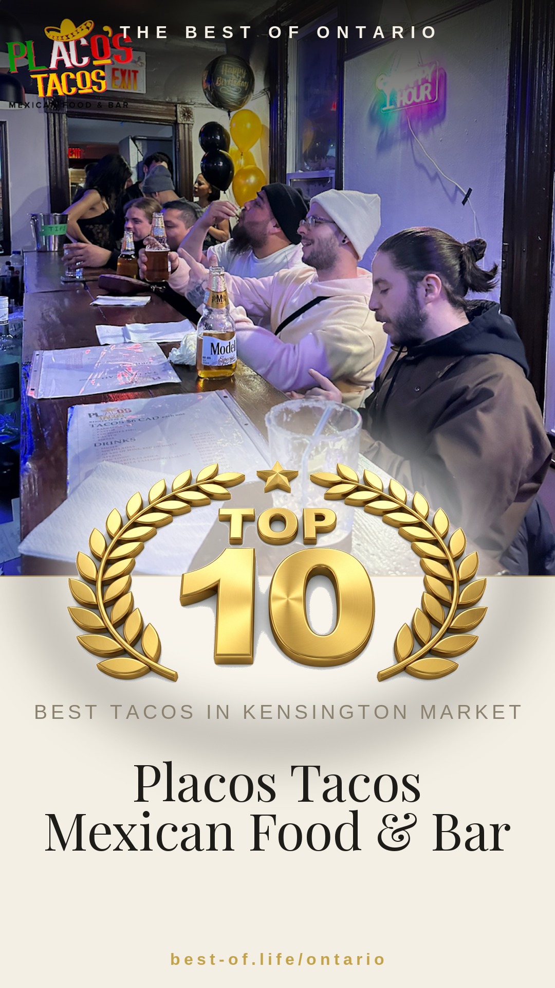Placos Tacos Mexican Food & Bar Instagram badge