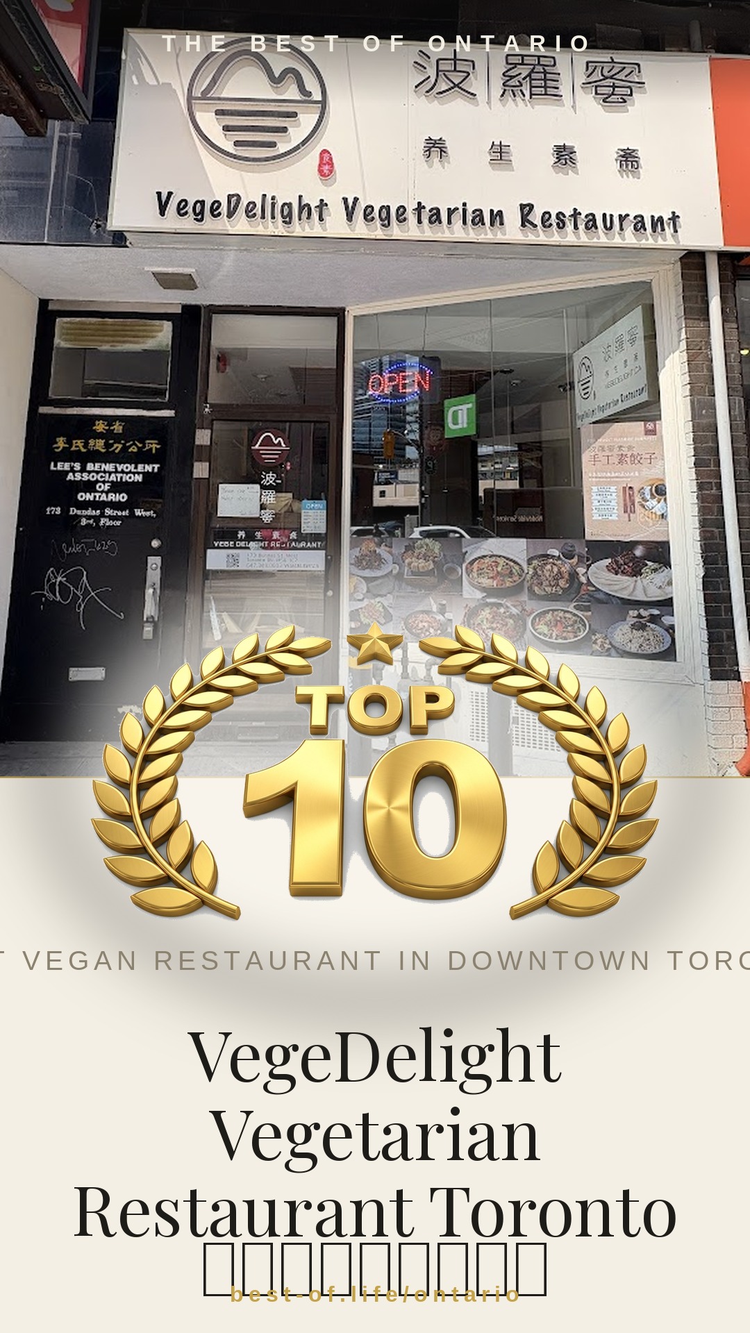 VegeDelight Vegetarian Restaurant Toronto 波羅蜜養生素食餐厅 Instagram badge